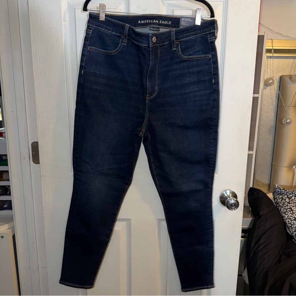 American Eagle Outfitters Deep Indigo Skinny Jeans